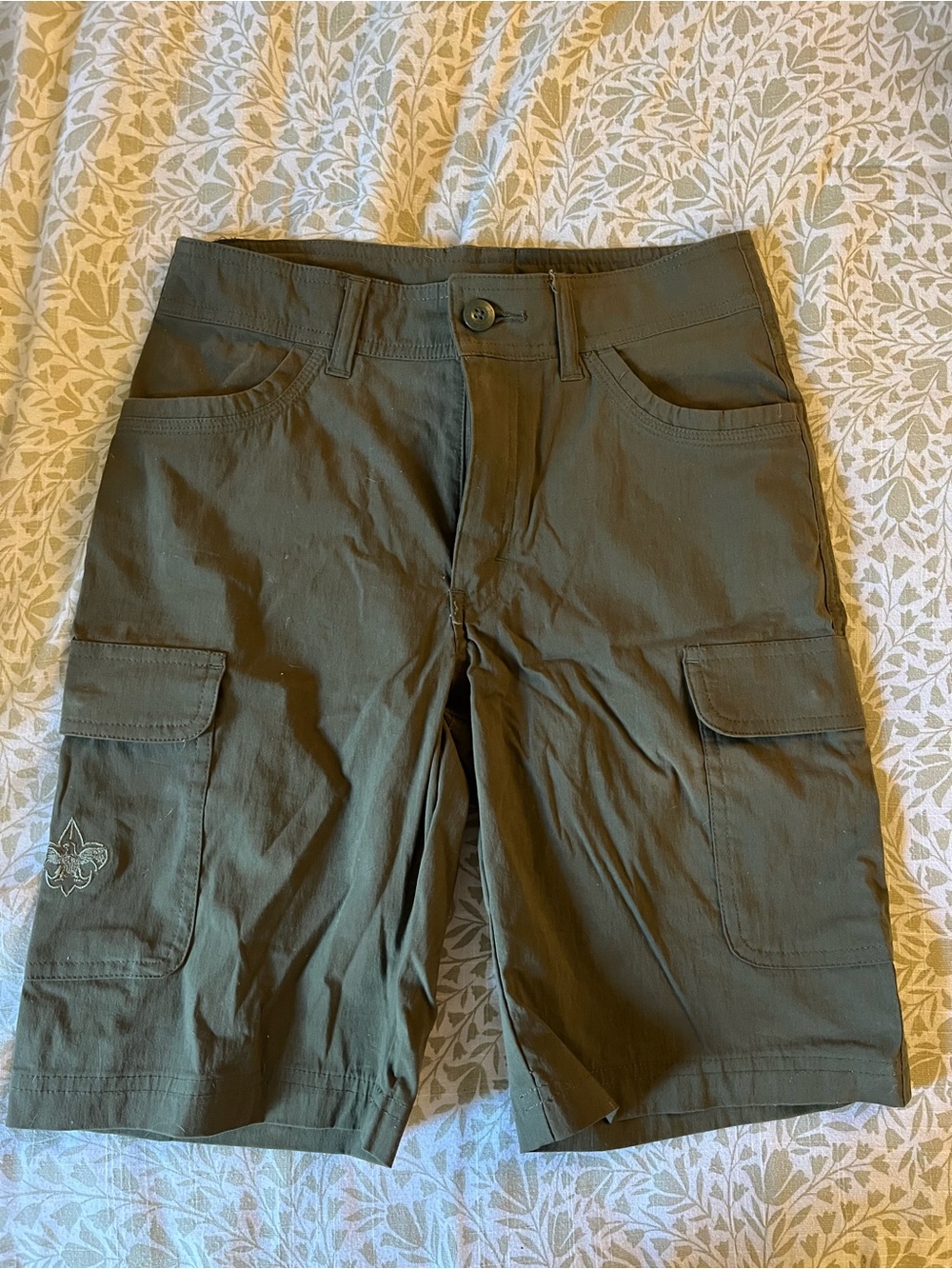 Boy’s Sz. 12 Olive Green Boy Scouts of America Youth Uniform Shorts